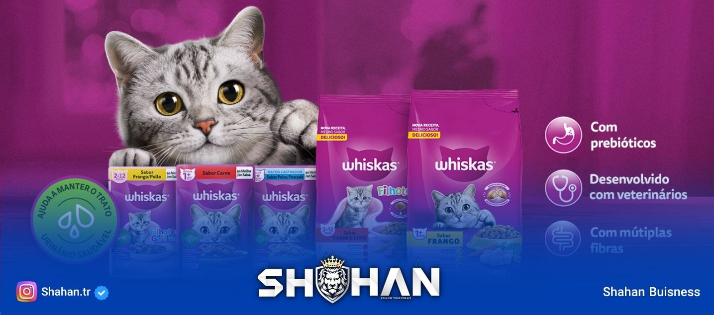 واردات غذای گربه برند ویسکاس از ترکیه 